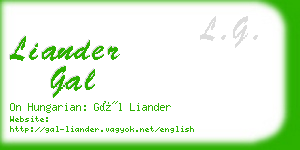 liander gal business card